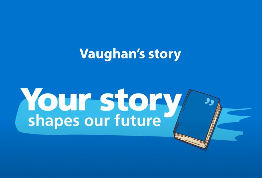 Graphic depicting Vaughan's story