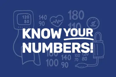 Image for Know your numbers, hypertension campaign.